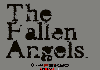 Daraku Tenshi - The Fallen Angels Title Screen